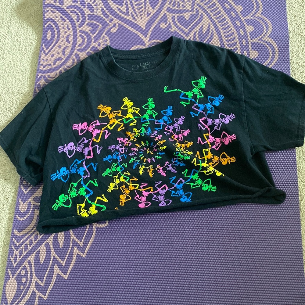 Grateful Dead cropped tee